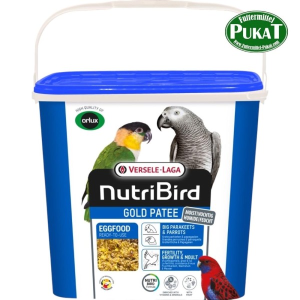 NutriBird Gold Patee Großsittiche & Papageien 5kg