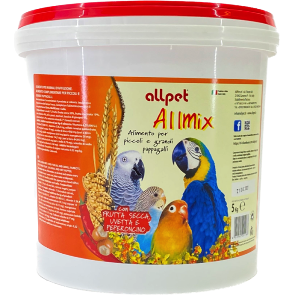 Allmix für Sittiche und Papageien 5kg